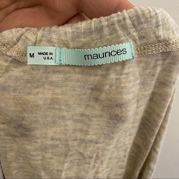 Maurices sheer tank top with flower design - Picture 2 of 4